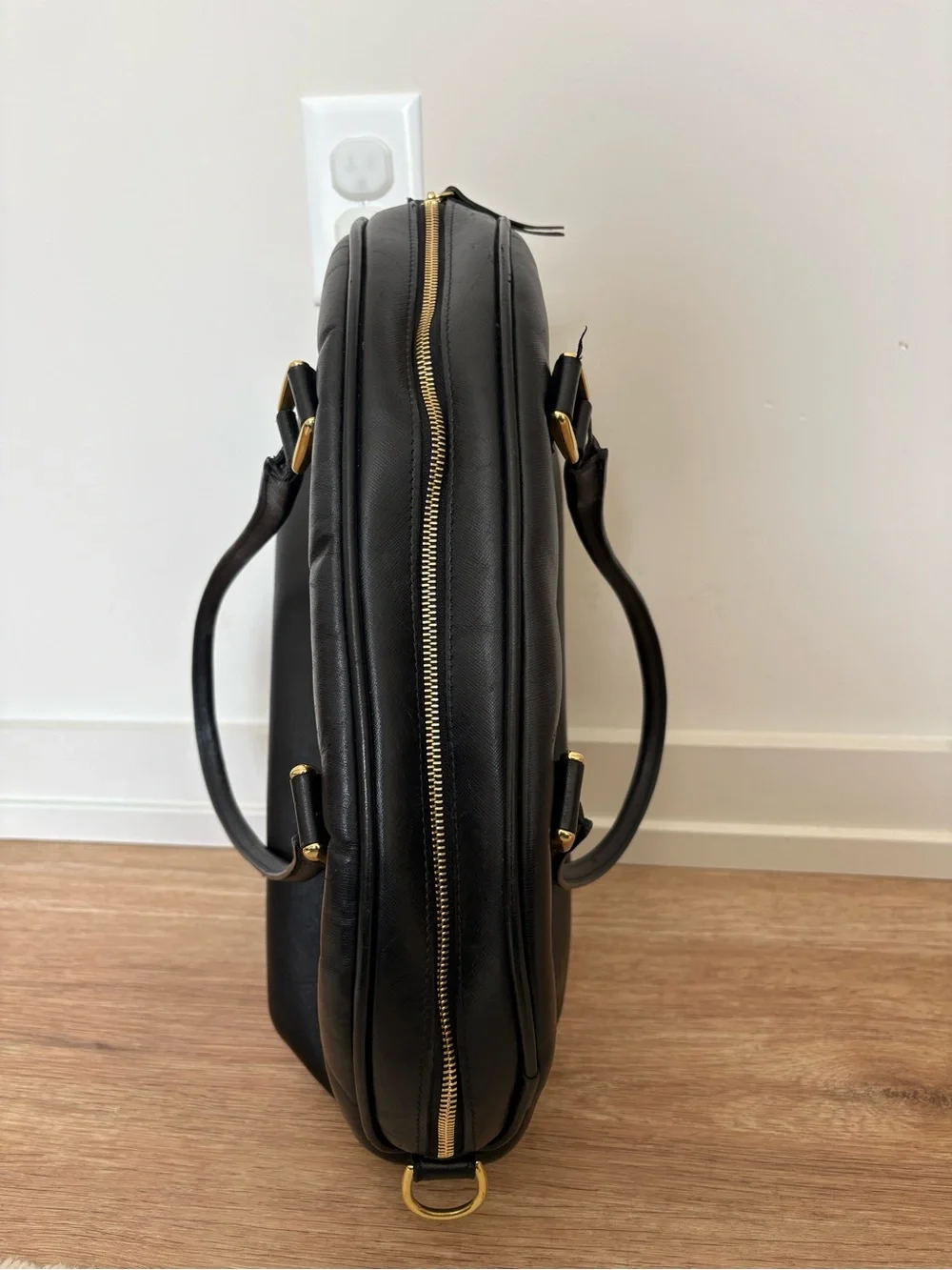 ONA The Chelsea Camera Laptop Dome Bowler Padded Bag Black Leather